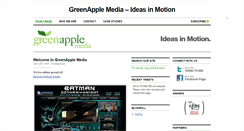 Desktop Screenshot of greenapplemedia.net